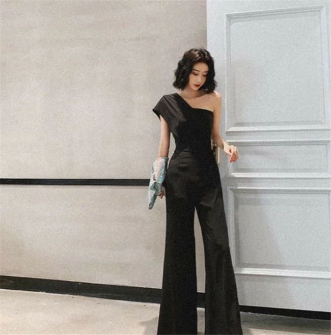 ブラック ウェディングドレス Aライン ズボン パンツドレス ロングドレス ウェディングドレス レース 素地 ファスナータイプ s～xl Wedding Dress お花嫁 結婚式 旅行撮影演出 レディースウェディングドレス 透け感あり 高品質