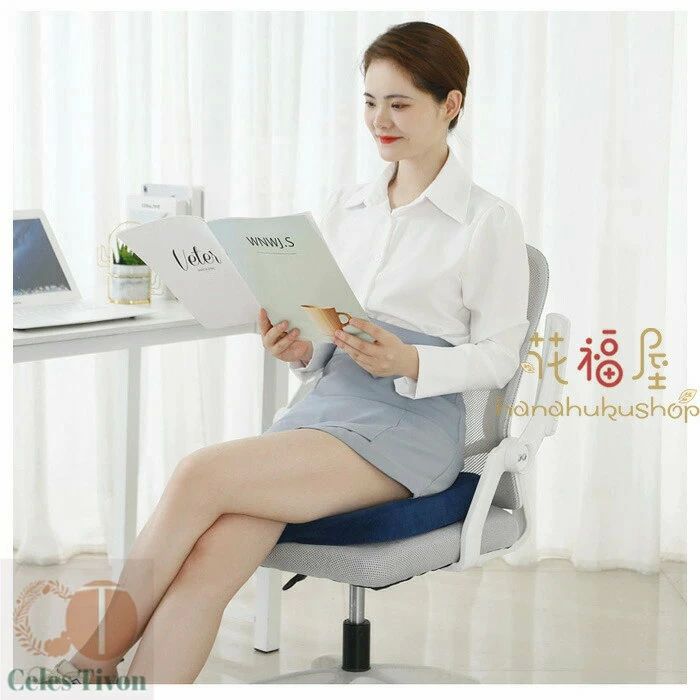 【送料無料】お尻 坐骨神経痛 姿勢 座布団 クッション オフィスチェア 男女兼用 座椅子 座布団 クッション 四季用 四角マット クッション [2]