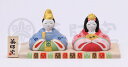 ひな人形 お雛様 縁起の良い雛人形【錦彩 さくら雛】オブジェ 置物 開運招福の 縁起の良い置物(3)