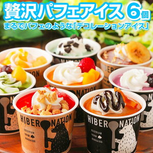 ギフト アイス アイスクリーム【北海道 デコレーション アイスクリーム】 .6個セットスイーツ. 詰...