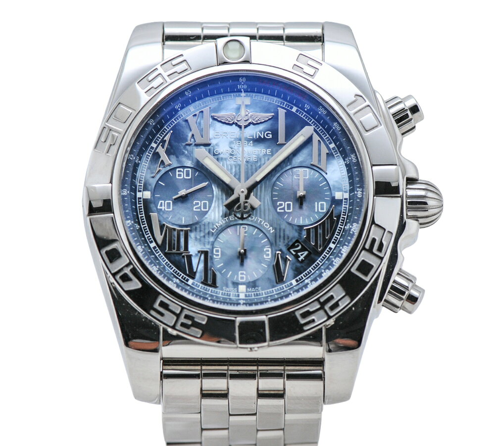 BREITLINGブライトリング AB011BMPPAクロノマット44 マザー・オブ・パール日本限定400本☆