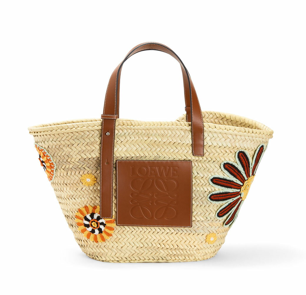 (LOEWE) ロエベ BASKET FLOWERS LARGEBAG カゴバック バック バスケット 鞄