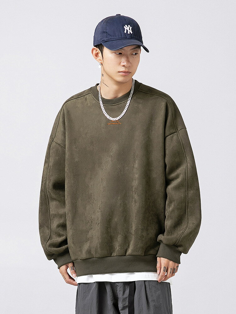 乐天商城 - トレーナー ワッフル メンズ 長袖Tシャツ 無地 ロングTシャツ スウェットシャツ プルオーバー 長袖 Tシャツ Tシャツ スポーツ 春服 秋服 メンズファッション ティーシャツ トップス