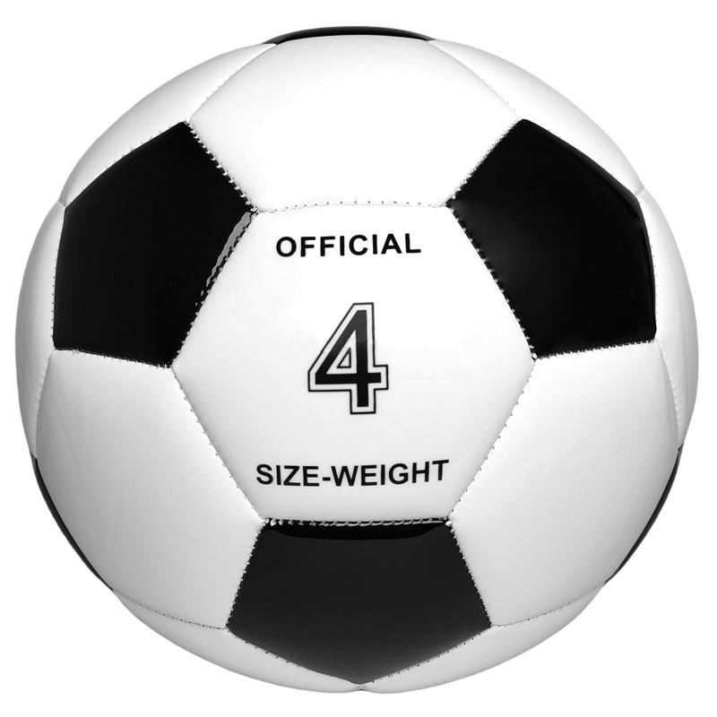 Tangrams サッカーボール 4号 soccer ball ブラックホワイト 子供 中学生向け 