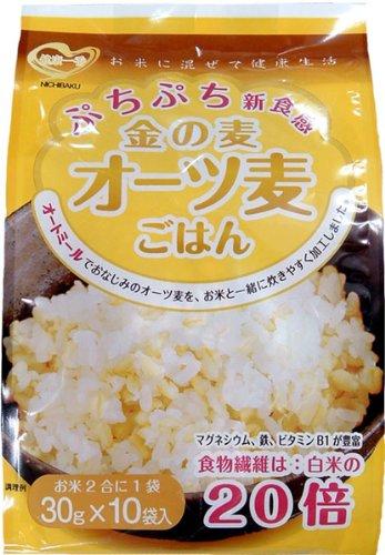 日本精麦 金の麦オーツ麦ごはん 30g×10P×12袋(3)
