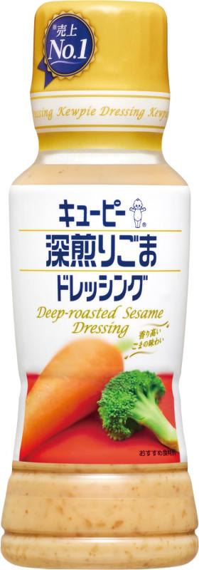 楽天ブリルビキユーピー 深煎りごまドレッシング 180ml×4本 サラダ 鍋のつけだれ 麺類にも