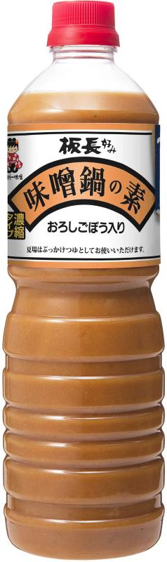 神州一味噌 板長好み 味噌鍋の素 1.1kg