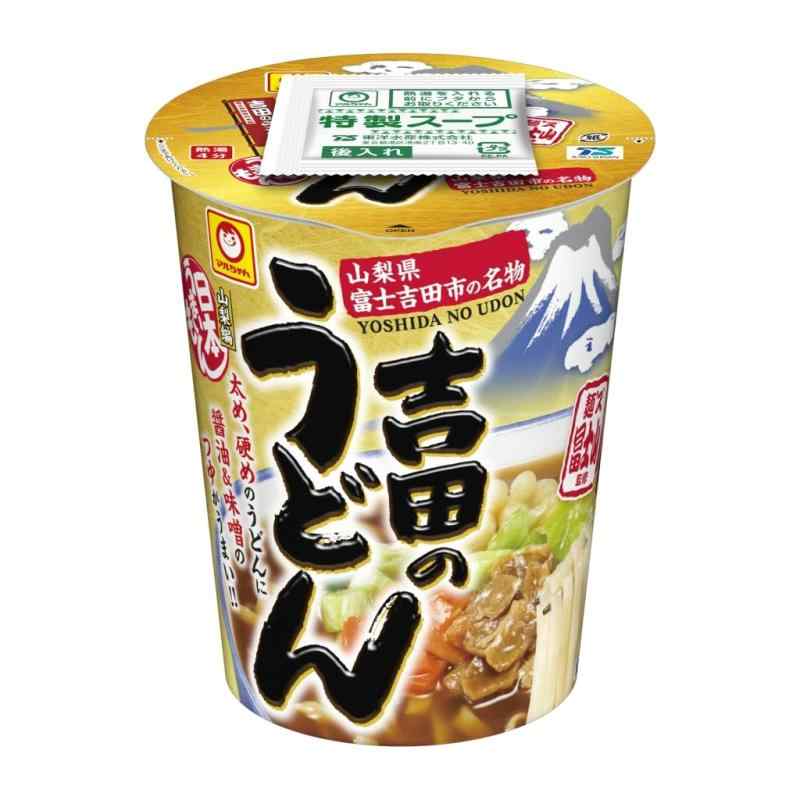 マルちゃん 日本うまいもん 吉田のうどん 101g×12個 ( カップうどん / 太麺 ) 即席 カップ麺 ( 醤油×味噌 合わせつゆ ) 山梨県富士吉田市の名物再現 東洋水産のサムネイル