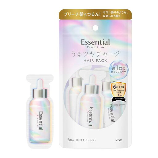 エッセンシャル ザビューティ 髪のキメ美容 うるツヤチャージヘアパック 9g×6 フローラルリュクスの香り 髪のバリア処方 エッセンシャル ザビューティ 髪のキメ美容 うるツヤチャージヘアパック 9g×6 フローラルリュクスの香り 髪のバリア処方