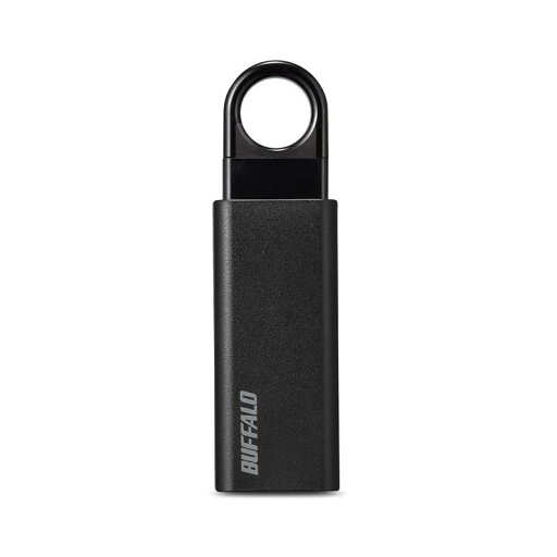 バッファロー BUFFALO ノックスライド USB3.1(Gen1) USBメモリー 64GB ブラック RUF3-KS64GA-BK バッファロー BUFFALO ノックスライド USB3.1(Gen1) USBメモリー 64GB ブラック RUF3-KS64GA-BK