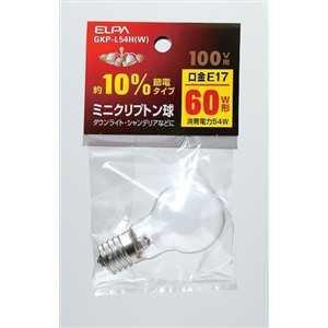 (ELPA) ߥ˥ץȥ ŵ  E17 100V 54W ۥ磻 GKP-L54H(W)