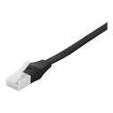 バッファロー BUFFALO ツメの折れないLANケーブル カテゴリー6 ストレート フラット 5m ブラック BSLS6FU50BK2