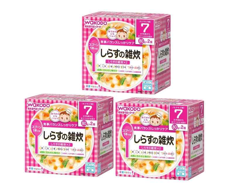 和光堂 栄養マルシェ しらすの雑炊×3個