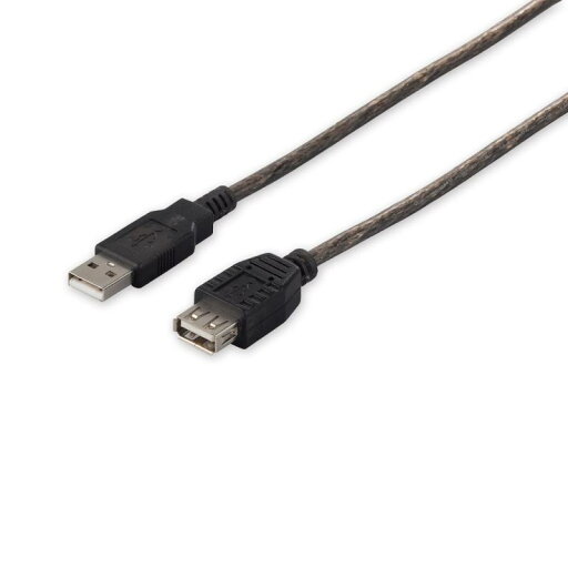 バッファロー BUFFALO USB2.0延長ケーブル (A to A) ブラックスケルトン 1.5m BSUAA215BS バッファロー BUFFALO USB2.0延長ケーブル (A to A) ブラックスケルトン 1.5m BSUAA215BS