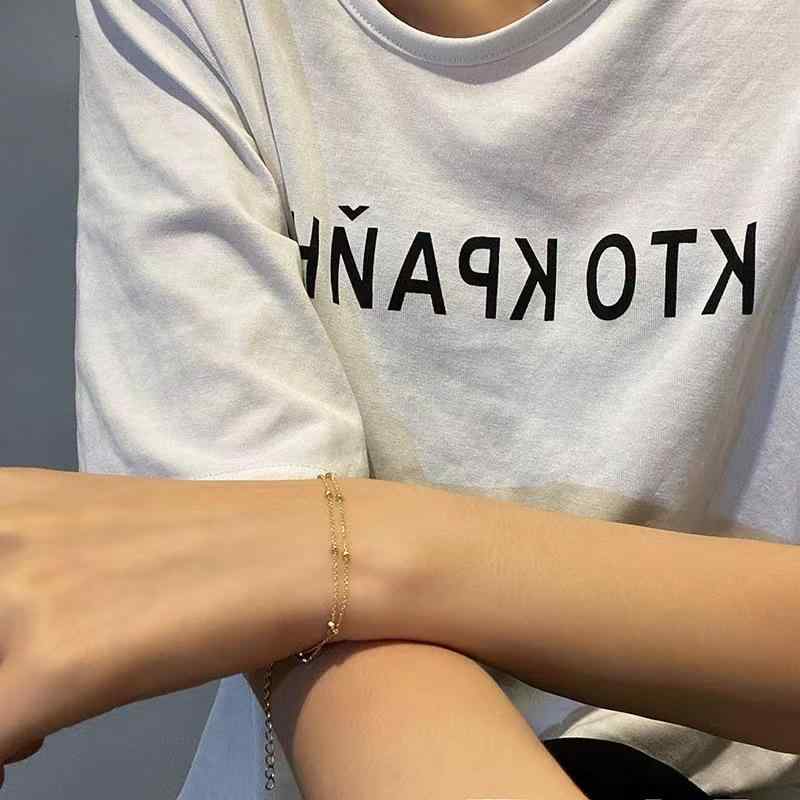 ブレスレット レディース 女性用 メタル チェーン シルバー シルバー ゴールド ゴールド レトロ ヴィンテージ風 幾何学模様 アレルギー対応 エレガント おしゃれ 手首飾り