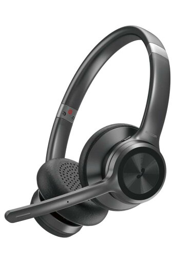 エレコム ワイヤレスヘッドセット 【 Bluetooth/有線 】 ノイズリダクション機能付き ミュートボタン付き ブラック LBT-HSOH20BK エレコム ワイヤレスヘッドセット 【 Bluetooth/有線 】 ノイズリダクション機能付き ミュートボタン付き ブラック LBT-HSOH20BK