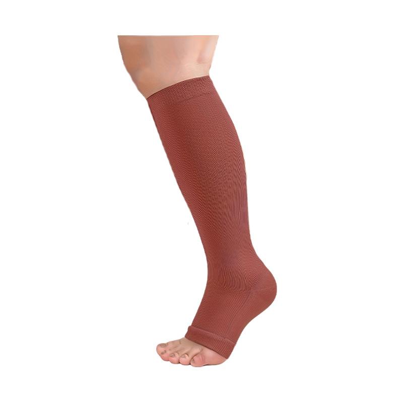 靴下 レディース スポーツ用 5本指ソックス ニーハイ丈 着圧タイプ 吸汗 防臭 ランニング ジョギング 200針 春夏秋冬(x3)