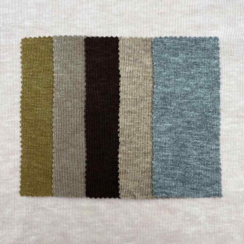 カットソー レディース 高伸縮 腹巻付き 人棉 锦纶 涤纶混紡 ニットリブ 生地 インナー トップス