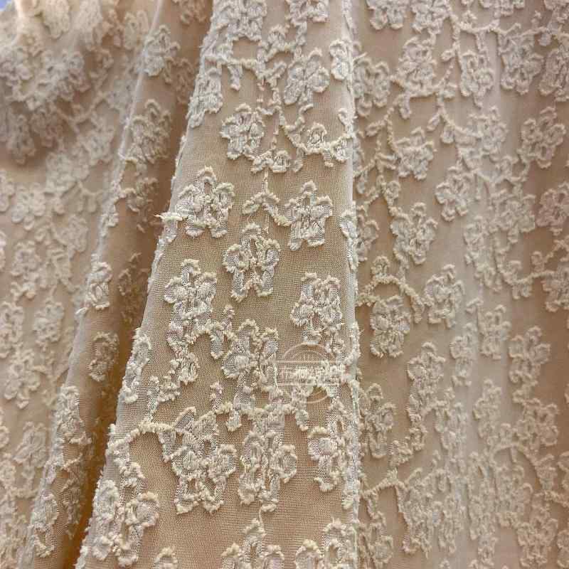 ワンピース レディース 春夏 ニット 提花 ジャカード ード ドレス ストレッチ レース柄 ポリエステル ..