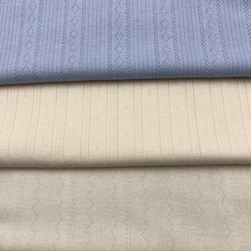 生地・布地 子供服 ベビー服 提花 リブニット ポリエステル レーヨン 通気性 吸湿性 伸縮性 ニット