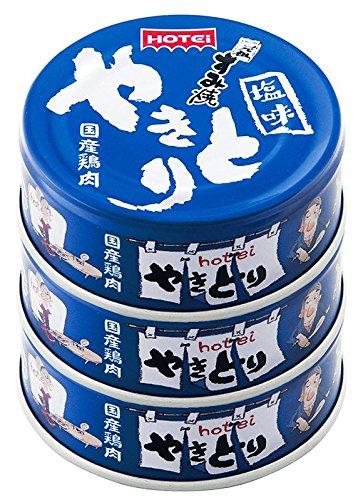 ホテイ やきとり塩味 3缶のサムネイル