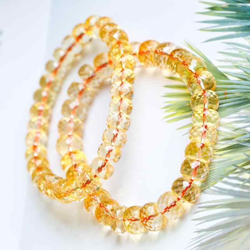 ブレスレット レディース 水晶 刻面盤珠 シングル アクセサリー ガールフレンド 親友 ギフト 人工水晶 ハート型 文芸復古 エスニック ペア 水波紋(4)