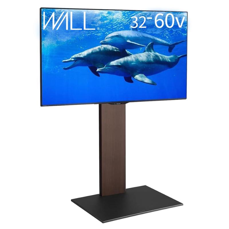 楽天ブリルビEQUALS イコールズ テレビ台 壁寄せテレビスタンド WALL V2 ハイタイプ （2020モデル） 32～60V対応 ウォールナット