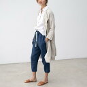 麻 リネン コート レディース ミドル丈 長袖 Vネック 無地 ドロップショルダー ゆったりサイズ カジュアル 土黄色