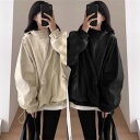 コート レディース 韓国 薄手 ジップアップ パーカー ゆったり フード付き ミリタリー アウター 黒 ブラック ベージュ 春秋 スポーティー カジュアル