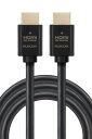 エレコム HDMI ケーブル 3m ウルトラハイスピード 4K(120Hz) 8K(60Hz) 【Ultra High Speed HDMI Cable認証品】 48Gbps 超高速 テレビ・パソコン・ゲーム機などに 7680×4320 eARC 黒 E(2)