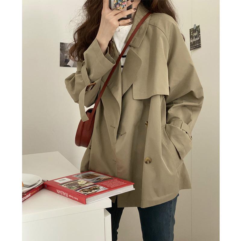 ȥ ǥ ʪ ڹ äꥵ 硼Ⱦ 㥱å ݥꥨƥ ̵ Khaki  S M L XL