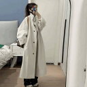 コート レディース 背の高さ女性 白トレンチコート アウター 2025年 春物 小柄女性 ブリティッシュスタイル ゆったりサイズ