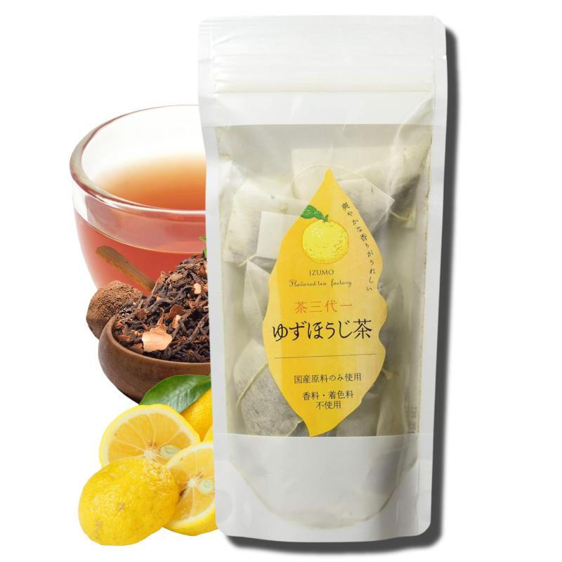 茶三代一 ゆずほうじ茶 ティーバック(3g×8p)