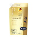 TSUBAKI(ツバキ) プレミアムボリューム&リペア コンディショナー 詰替え ツバキ ハリ コシ 液体 パッケージ:ベージュ つめかえ 660mL