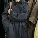 コート レディース 高見え グレー ロング丈 立襟 秋冬 ゆったり 大人 カジュアル おしゃれ カーキ 黒 オフホワイト