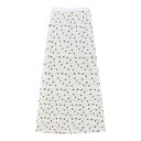 スカート レディース 大きいサイズ フローラル レース Aライン ロングスカート ハイウエスト 切り替え 銅アンモニア繊維 ゆったり かわいい 春夏 ホワイト