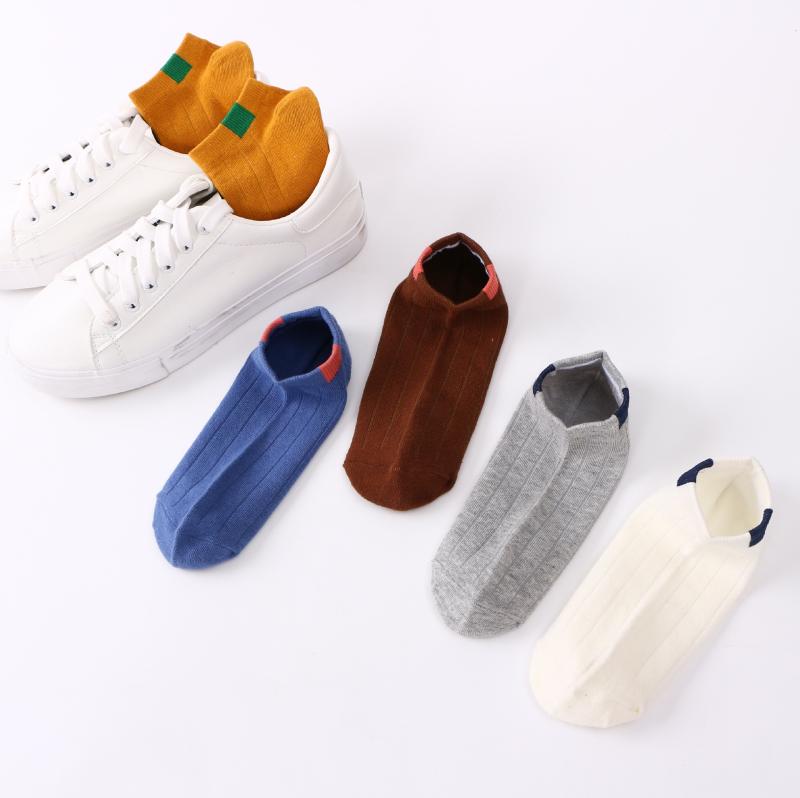 靴下 レディース 薄手 ショートソックス カラフル ポリエステル 綿 混紡 吸汗性 無地 カジュアル 春夏 ..