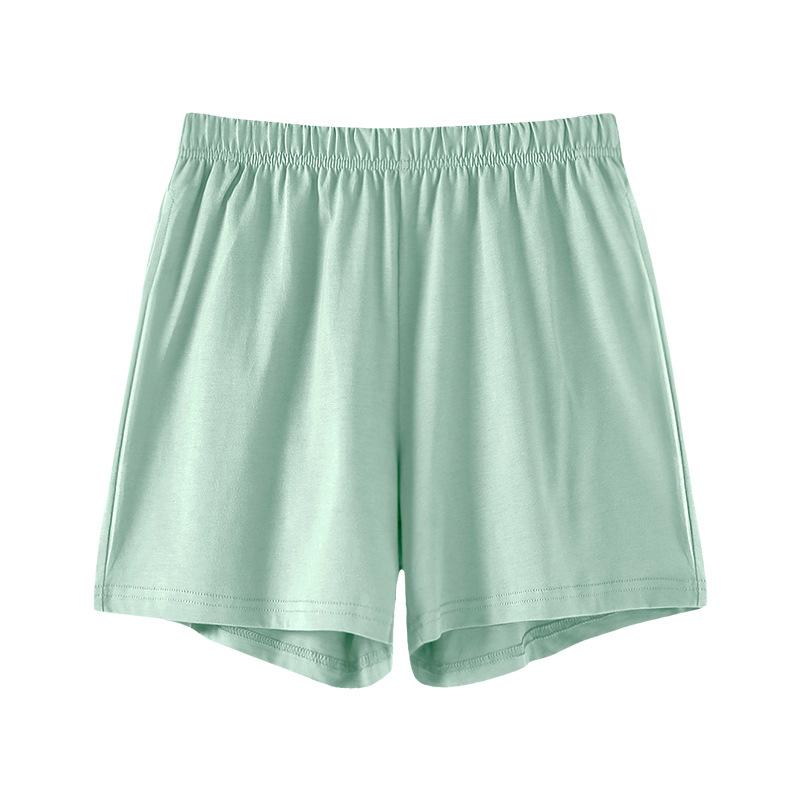 ショートパンツ レディース ルームウェア 部屋着 スポーツ 全綿 コットン 快適 高腰 ゆったり ホットパンツ 黒 ピンク系 グレー ブルー パープル グリーン M L XL XXL