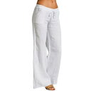 パンツ レディース 高腰 ワイドレッグ コットン リネン 混紡 フレアパンツ ポケット付き カジュアルパンツ 白 黒 紺 グレー ベージュ 春夏 秋冬 伸縮性