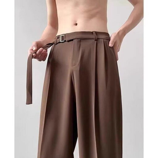 スラックス メンズ 男性用 春夏 接触冷感 ゆったり ストレートパンツ ワイドレッグパンツ イージーパンツ 普段使い リラックス 部屋着 ブラック グレー ブラウン スラックス メンズ 男性用 春夏 接触冷感 ゆったり ストレートパンツ ワイドレッグパンツ イージーパンツ 普段使い リラックス 部屋着 ブラック グレー ブラウン