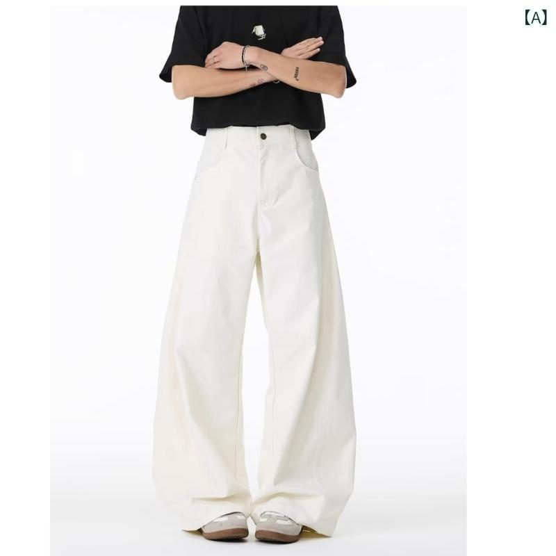 スラックス メンズ 男性用 接触冷感 吸湿速乾 ストレートパンツ イージーパンツ 白 黒 無地 軽量 ズボン ボトムス