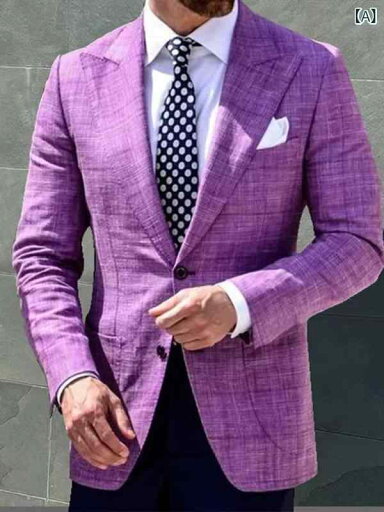 スーツ メンズ 男性用 ブリティッシュ カジュアル 格子柄 長袖 テーラードジャケット アウター 耐摩耗 通気