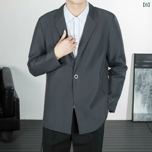 ジャケット メンズ テーラードジャケット 抗シワ ビジネス カジュアル 韓国 ブレザー 長袖 無地 秋冬 紳士服 上着 アウター トップス S M L XL 2XL 3XL 4XL グレー ブルー ブラック