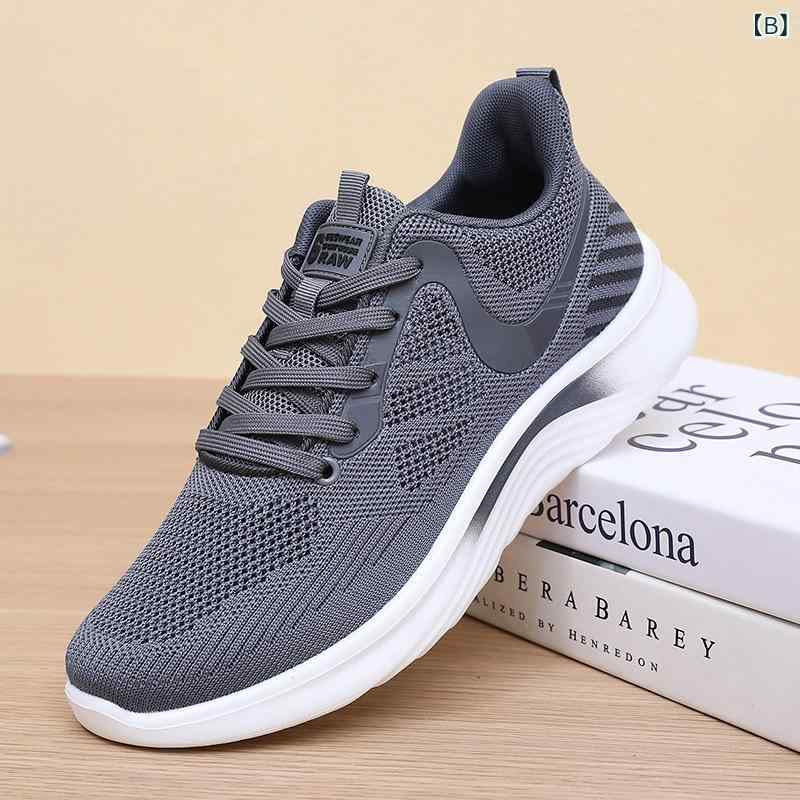 スニーカー メンズ 男性用 メッシュ 通気性 運動靴 スポーツシューズ ローカット フラット 浅履き カジュアル 普段使い 散歩 ウォーキング 春夏