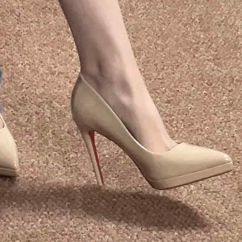 パンプス レディース ポインテッドトゥ ハイヒール ピンヒール 杏色 黒 防水 繊維 婦人靴 かわいい 滑り止め 美脚効果 フォーマル パーティー デート キャ...