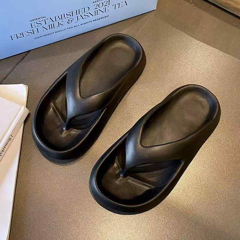 ビーチサンダル レディース 室内 普段使い 厚底 滑り止め サンダル 白 黒 緑 ピンク系 EVA ビーチ プール