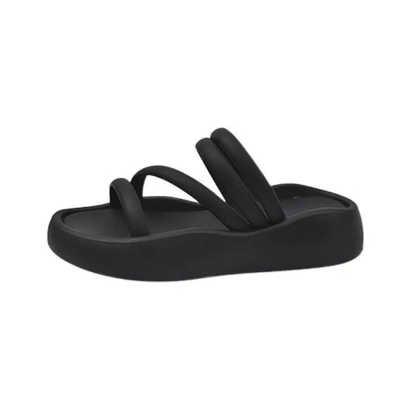 サンダル レディース 厚底 軽量 ビーチサンダル 滑り止め 履きやすい 歩きやすい ローマ風 春夏 ブラック ホワイト ブラウン