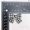 DIYパーツ 格子柄 蝶結び 人形用 娃 ぬいぐるみ 服飾パーツ スカート用パーツ 服 靴下 飾り 手芸用(x10)
