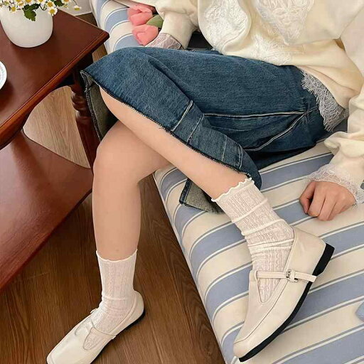 靴下 レディース 白 レース 花柄 薄手 中筒丈 ソックス 春夏 秋 涼しい かわいい ガーリー フェミニン 靴下 レディース 白 レース 花柄 薄手 中筒丈 ソックス 春夏 秋 涼しい かわいい ガーリー フェミニン