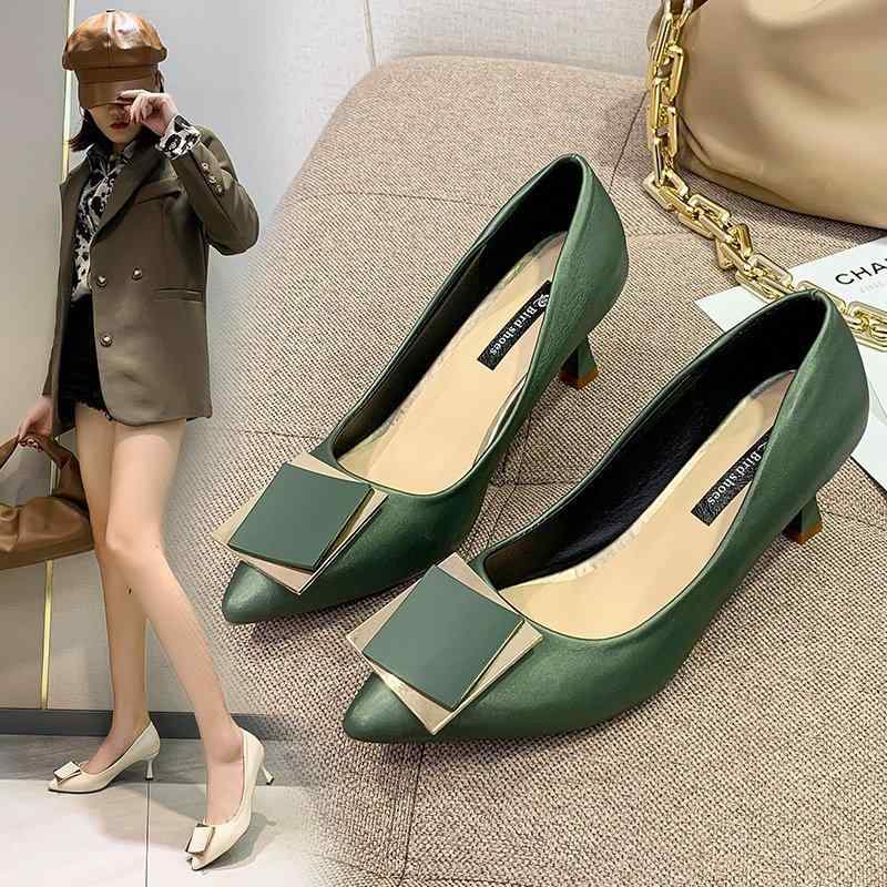 パンプス レディース ローヒール ポインテッドトゥ フラット ぺたんこ 柔らかい 痛くなりにくい 歩きやすい かわいい おしゃれ スリッポン 無地 春夏 黒 ブラック アイボリー 緑 グリーン